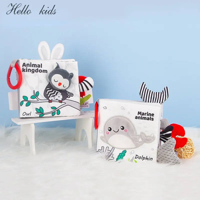 Start Your Baby's Educational Journey with Soft Cloth Books!